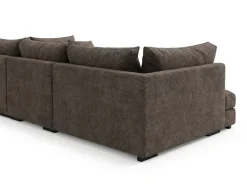 Scandinavian Choice Dubai stor U-sofa modul med divan venstre ekstra dyp i Chenille