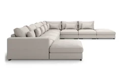 Scandinavian Choice U-Sofa-Dubai U-modulsofa Large med divan venstre ekstra dyp Beige