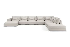 Scandinavian Choice U-Sofa-Dubai U-modulsofa Large med divan venstre ekstra dyp Beige