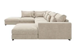 Scandinavian Choice U-Sofa-Dubai U-modulsofa med divan høyre ekstra dyp i Chenille Beige