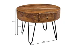 Wohnling Dulian Sofabord 60 cm