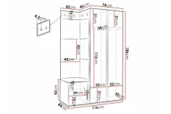 Oppbevaringsskap|Skap-Dunvegan Highboard Svart