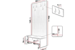 Oppbevaringsskap|Skap-Dunvegan Highboard Svart
