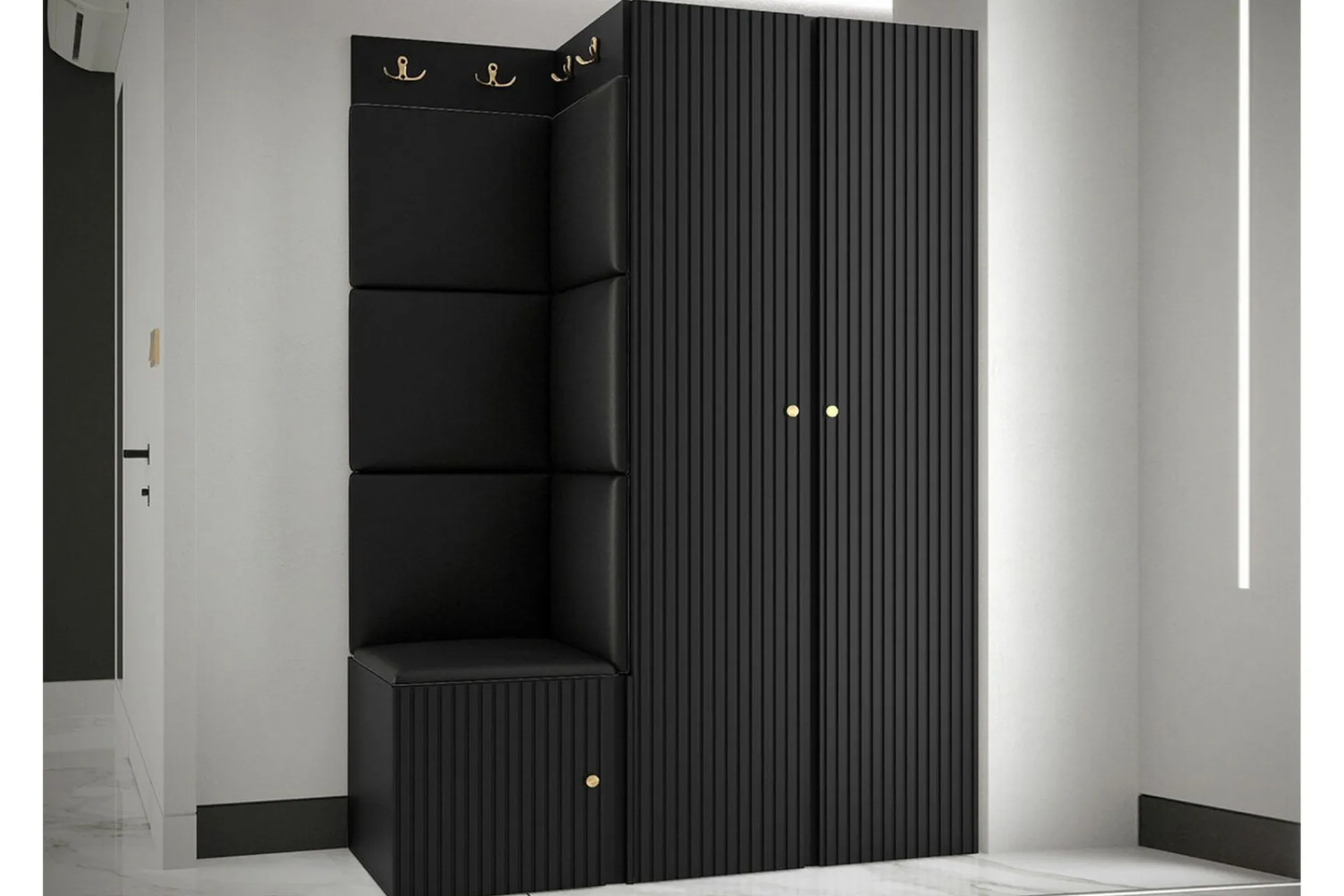 Oppbevaringsskap|Skap-Dunvegan Highboard Black Svart