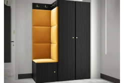 Skap|Oppbevaringsskap-Dunvegan Highboard Black Svart