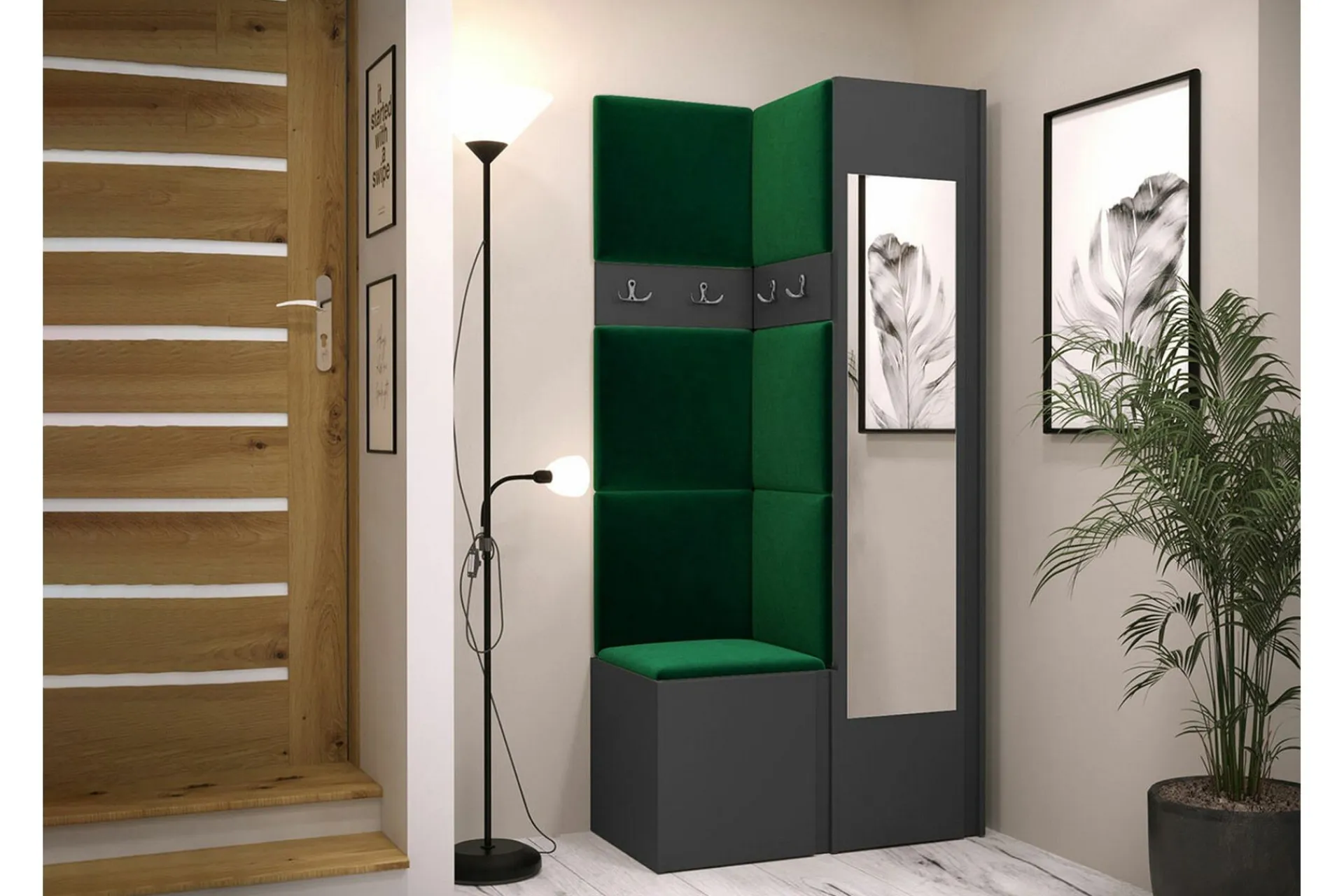 Oppbevaringsskap|Skap-Dunvegan Highboard Graphite Grafitt