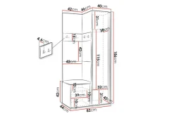 Dunvegan Highboard Graphite