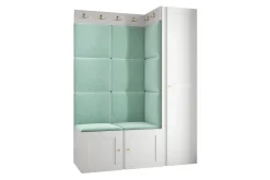 Oppbevaringsskap|Skap-Dunvegan Highboard White Hvit