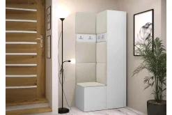 Oppbevaringsskap|Skap-Dunvegan Highboard White Hvit