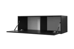 Tv-Benk & Mediabenk-Dunvegan Tv-skåp 100 cm Black Svart