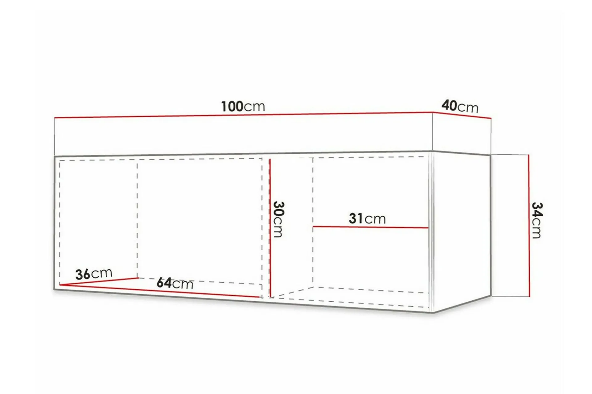 Dunvegan Tv-skåp 100 cm White