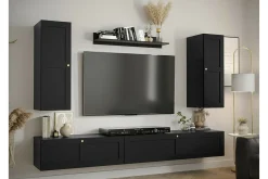 Dunvegan Vägghylla 100x22 cm Black