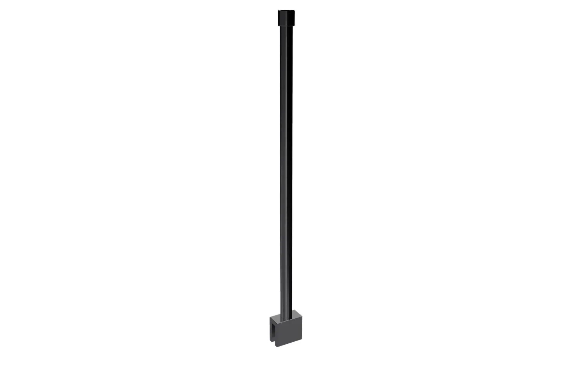 Baderom-Dusjstang 60 cm Svart