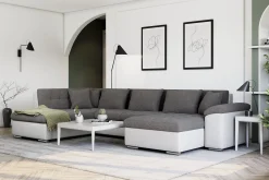 Majestic Furniture Dynir Hjørnesovesofa Divan med Oppbevaring Høyre