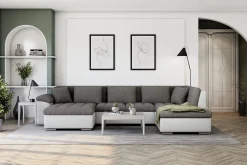 Majestic Furniture Dynir Hjørnesovesofa Divan med Oppbevaring Venstre