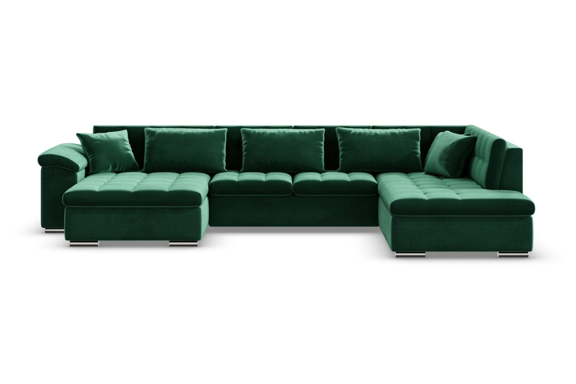 Majestic Furniture Velour Sofa & Fløyel Sofa|Sovesofaer-Dynir Hjørnesovesofa Divan Venstre Once 40 + Day Sammet 16 + Once 40