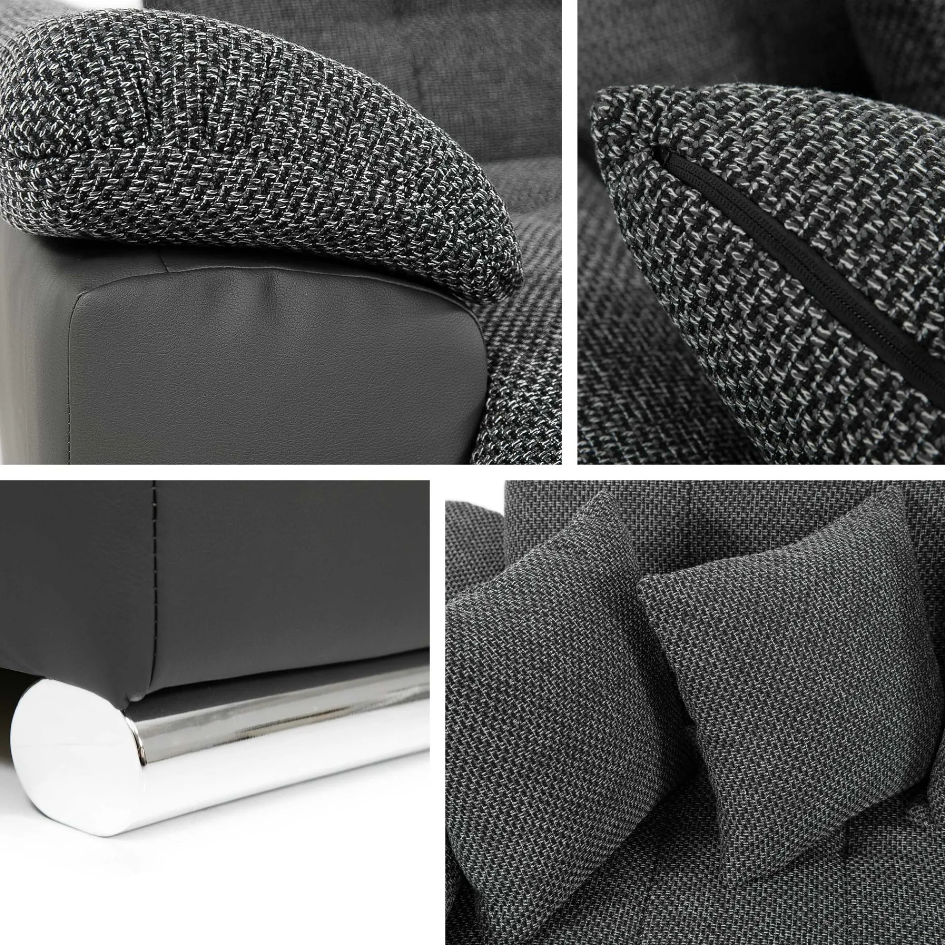 Sovesofaer-Dynir 6-seters U-sofa med Divan Venstre Mustard
