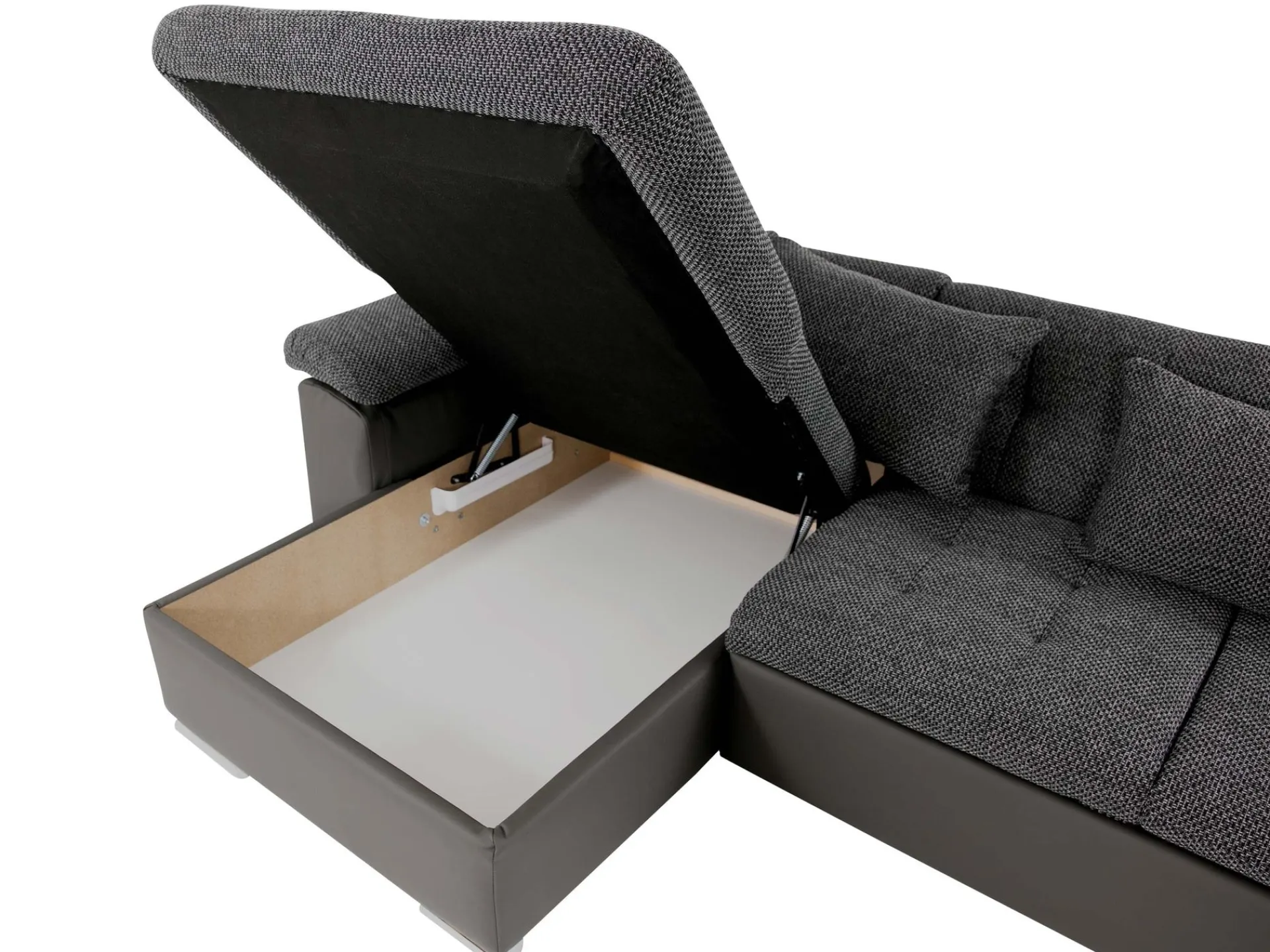 Sovesofaer-Dynir 6-seters U-sofa med Divan Venstre Mustard