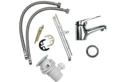 Baderom-Economico blandebatteri Grey