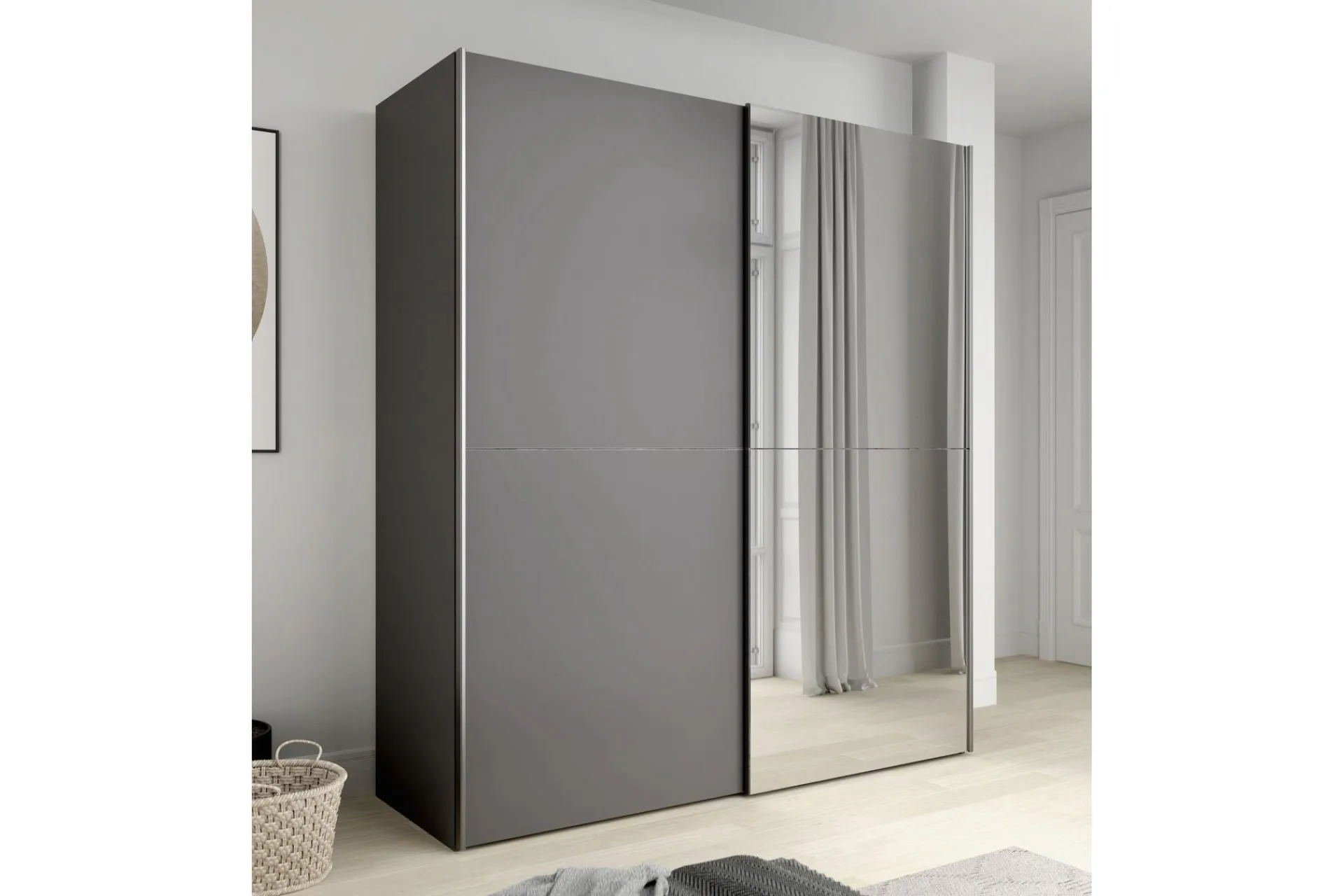 Garderober & Garderobesystem-Edessa Garderobe 62x171 cm Grey