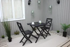 Lifestyle Garden Balkongstoler|Balkongmøbler-Edilma Klappstol Black
