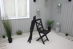 Lifestyle Garden Balkongstoler|Balkongmøbler-Edilma Klappstol Black