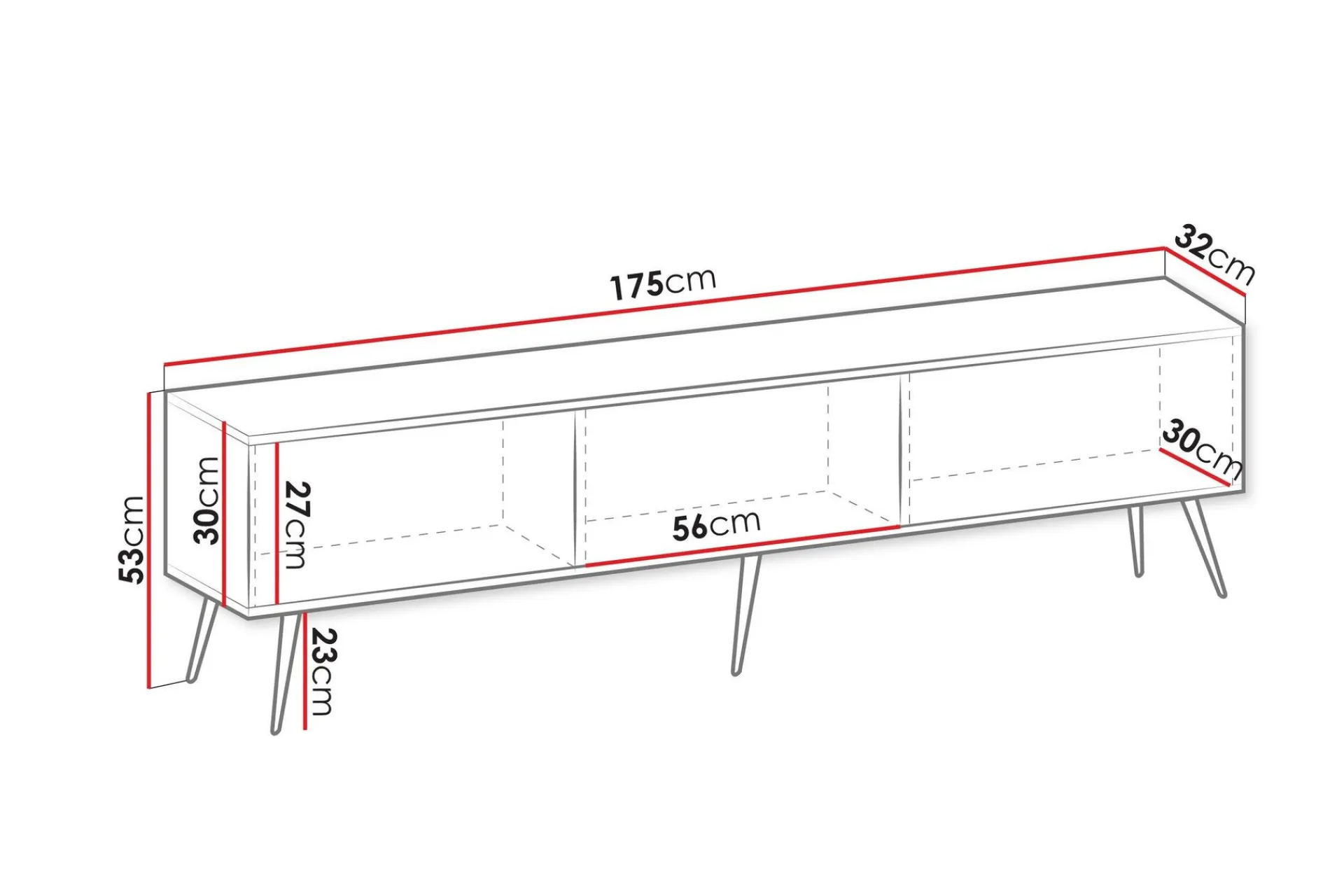 Edson TV-benk 175 cm