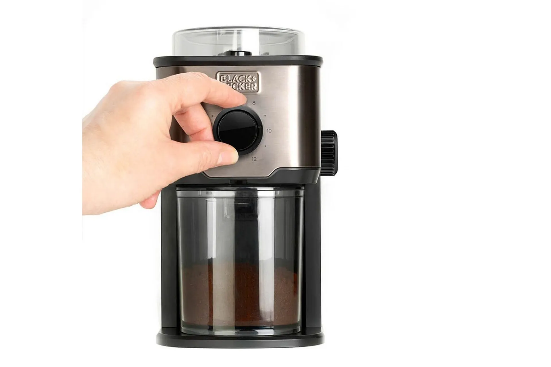 Black+Decker Kaffemaskin & Kaffetilbehør|Kjøkkenutstyr-Elektrisk Kaffekvern 150W Grey