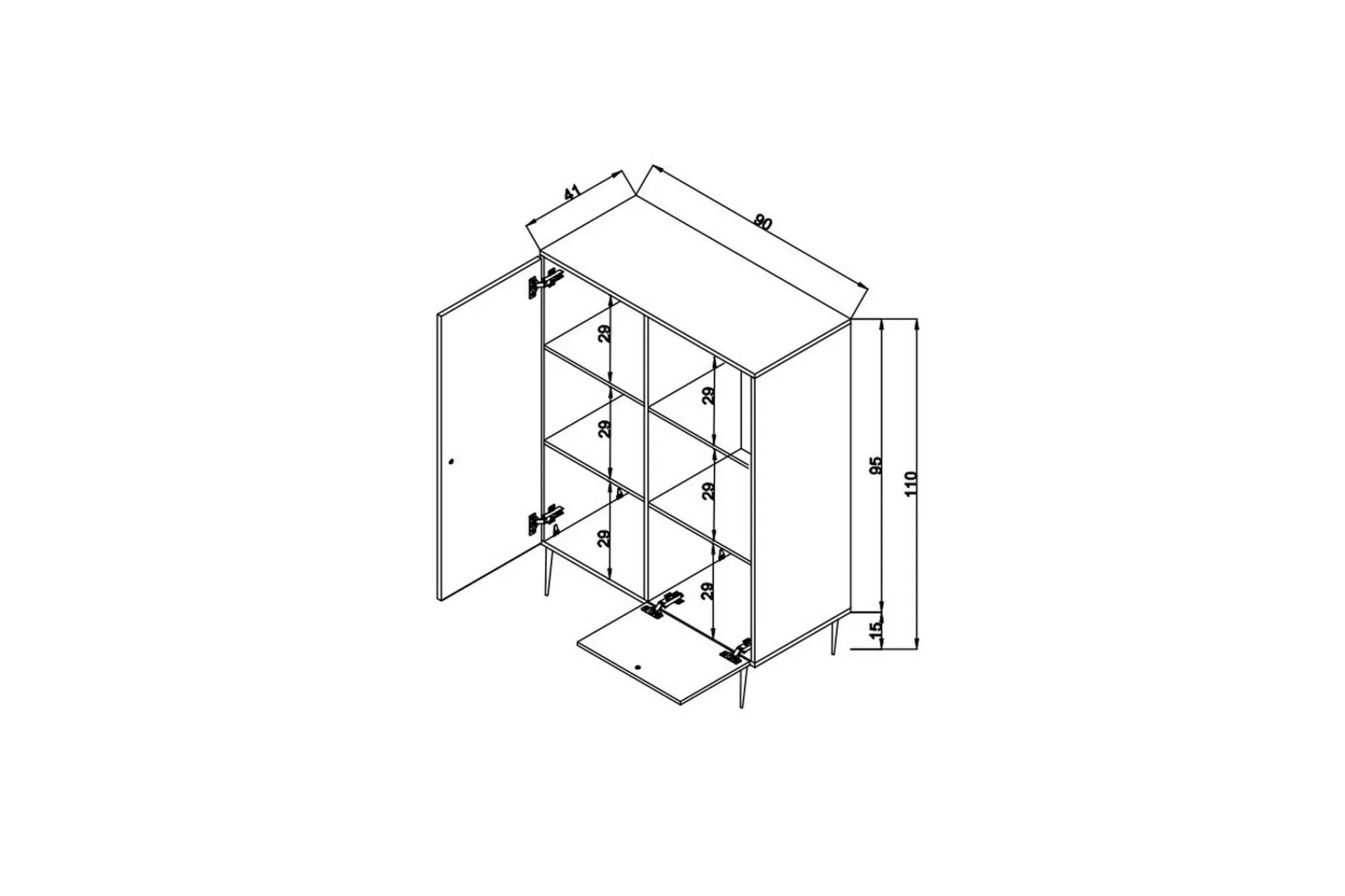 Elili Kommode 40 cm