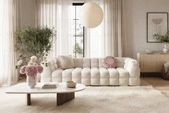 Andrarum 2 Seter Sofa|Sofa Med Sjeselong-Elise 4-seters Sofa Beige
