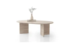 Sofabord-Elith Stuebord 128 cm Travertin