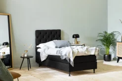 Kontinentalsenger|Komplett Sengepakke-Ella Sengepakke 90x200cm Svart