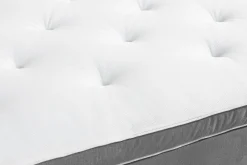 Kontinentalsenger|Komplett Sengepakke-Ella Sengepakke 90x200cm Dypheftet Sengegavl Lysegrå