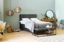 Entrebenk|Benk-Ella Sittebenk 120cm Dypheftende Mørkegrå