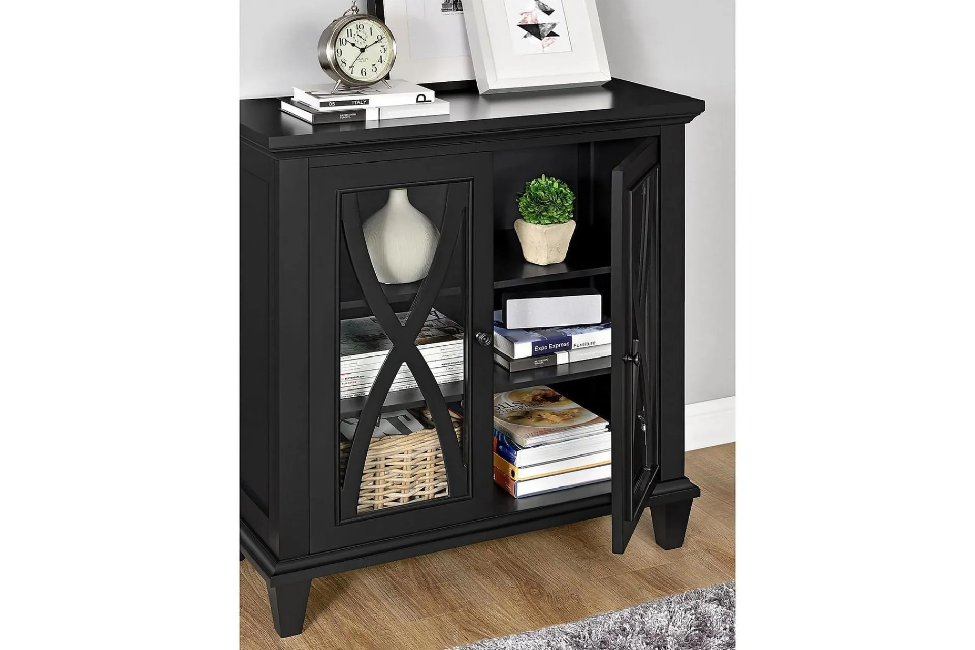 Dorel Home Sideboard & Skjenker-Ellington Skjenk 80x38 cm Svart