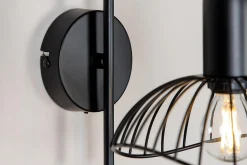 Venture Home Nattbordslampe-Elsa Vegglampe Dimbar LED Stor Svart