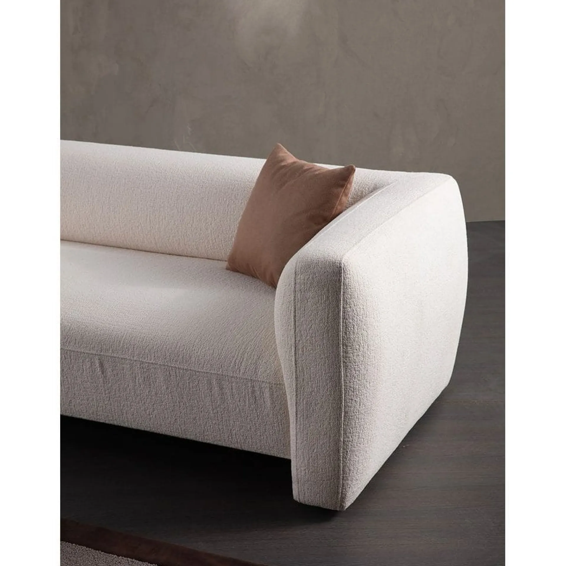 Sofa Med Sjeselong-Elvaris 4-seters sofa med Sjeselong Hvit