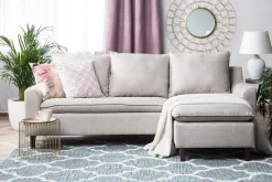 Sofa Med Sjeselong-Elvenes sofa 206 cm Beige