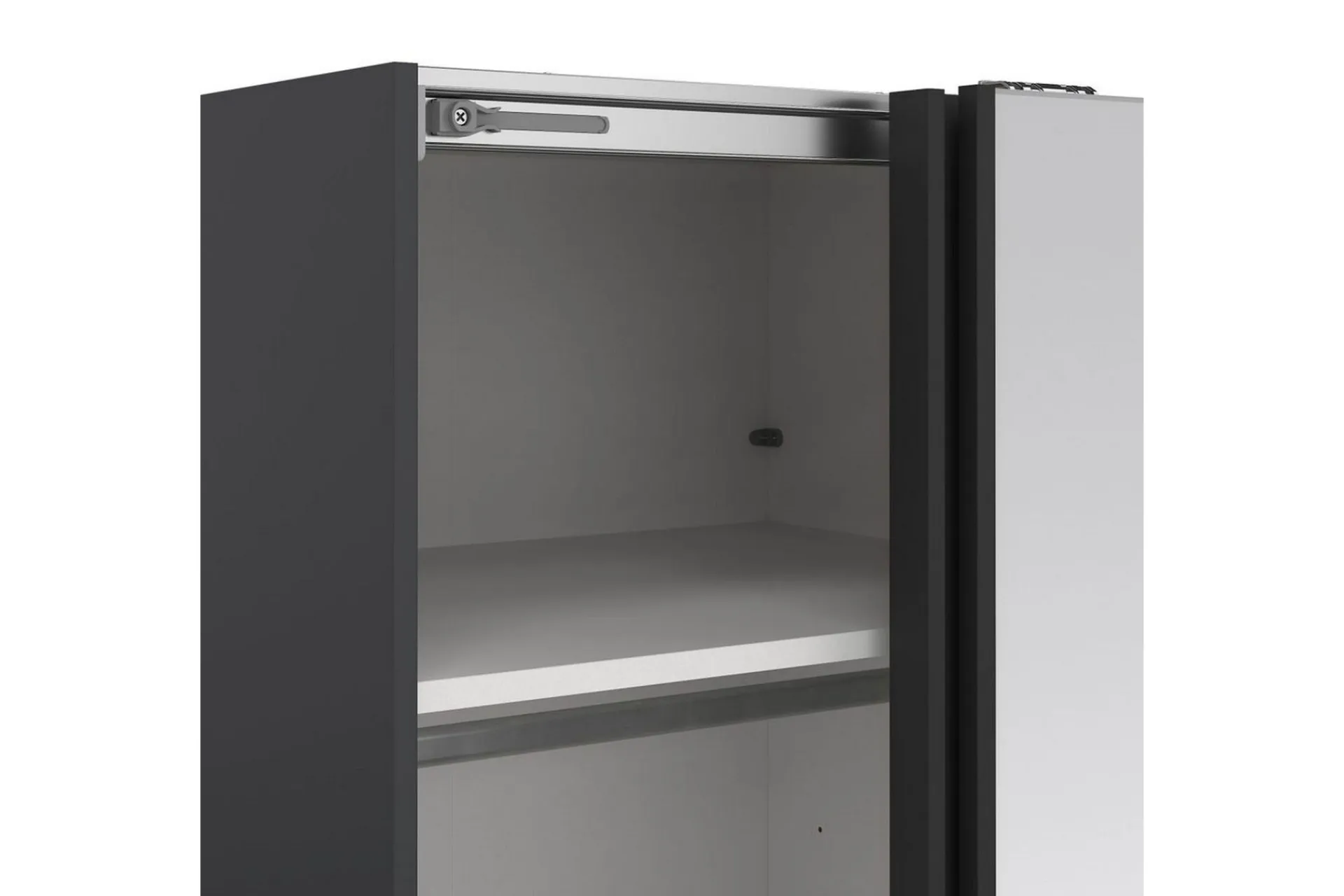Tvilum Garderober & Garderobesystem-Elvos Garderobe med Speil 139x220 cm Svart