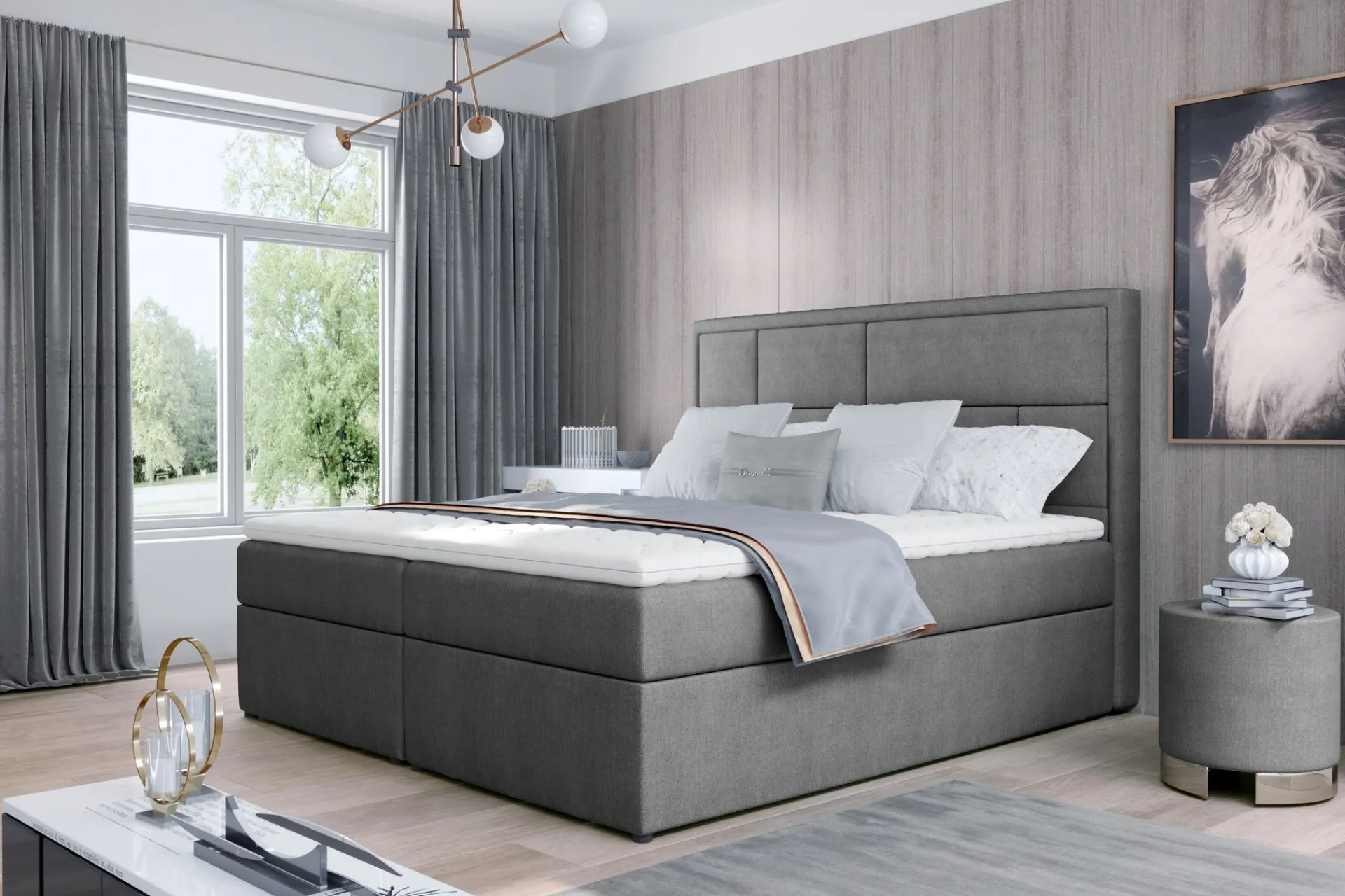 Komplett Sengepakke-Emeron Sengepakke 140x200 cm Grey