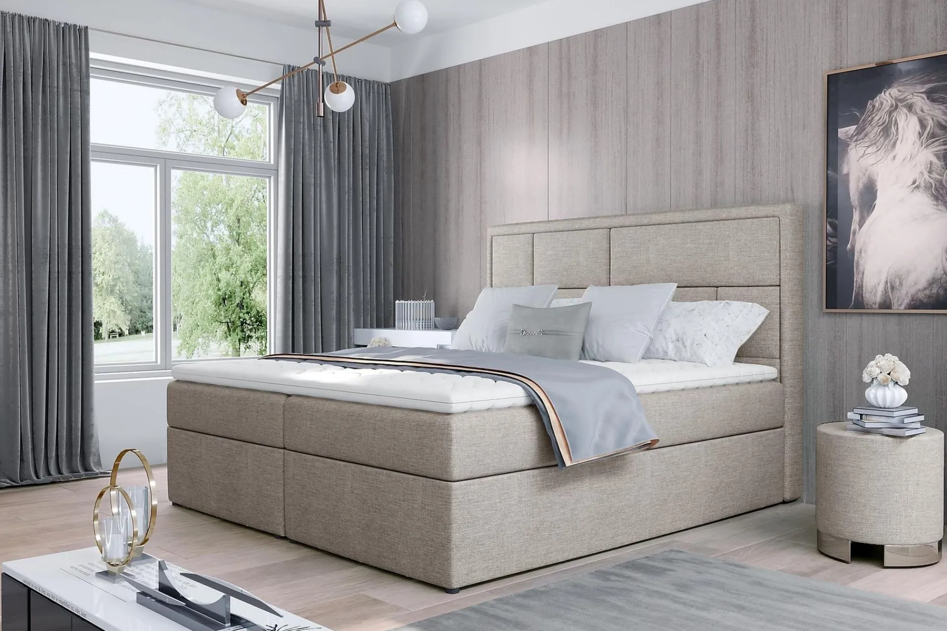 Komplett Sengepakke-Emeron Sengepakke 160x200 cm Beige
