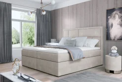 Seng Med Oppbevaring|Komplett Sengepakke-Emeron Sengepakke 140x200 cm Beige
