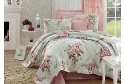 Sengeteppe-EnLora Home Sengeteppe 200x235 cm Mint
