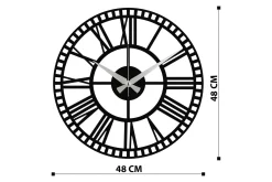 Veggklokke-Enzoclock - S004 Svart