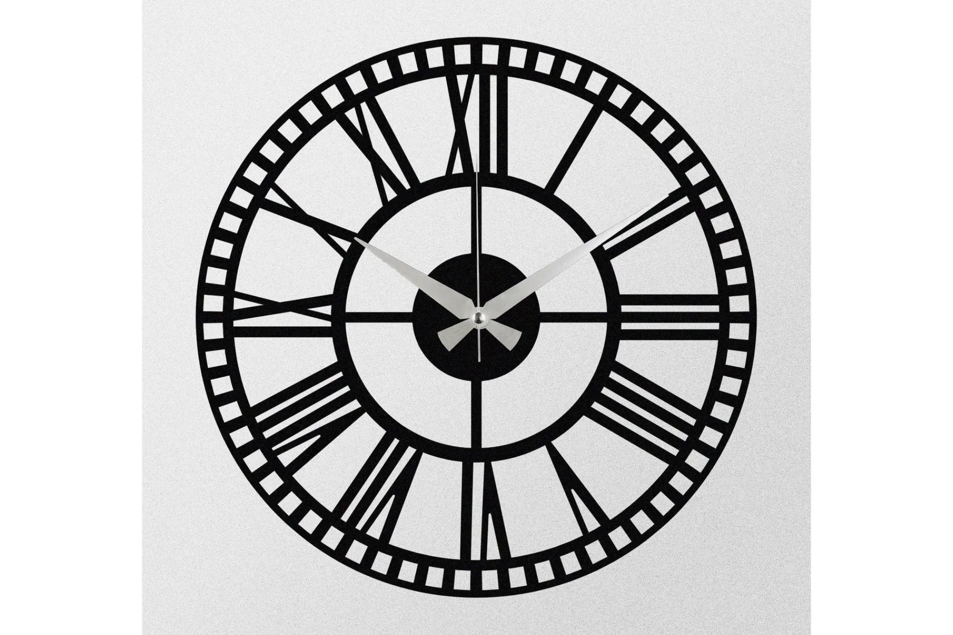 Veggklokke-Enzoclock - S004 Svart