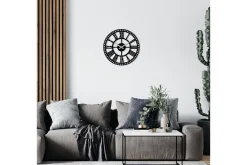 Veggklokke-Enzoclock - S004 Svart