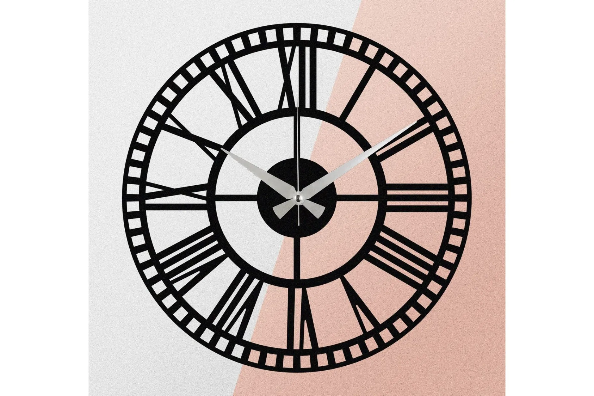 Veggklokke-Enzoclock - S004 Svart