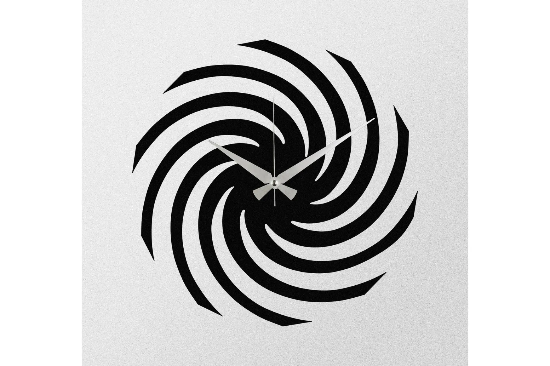 Veggklokke-Enzoclock - S023 Svart
