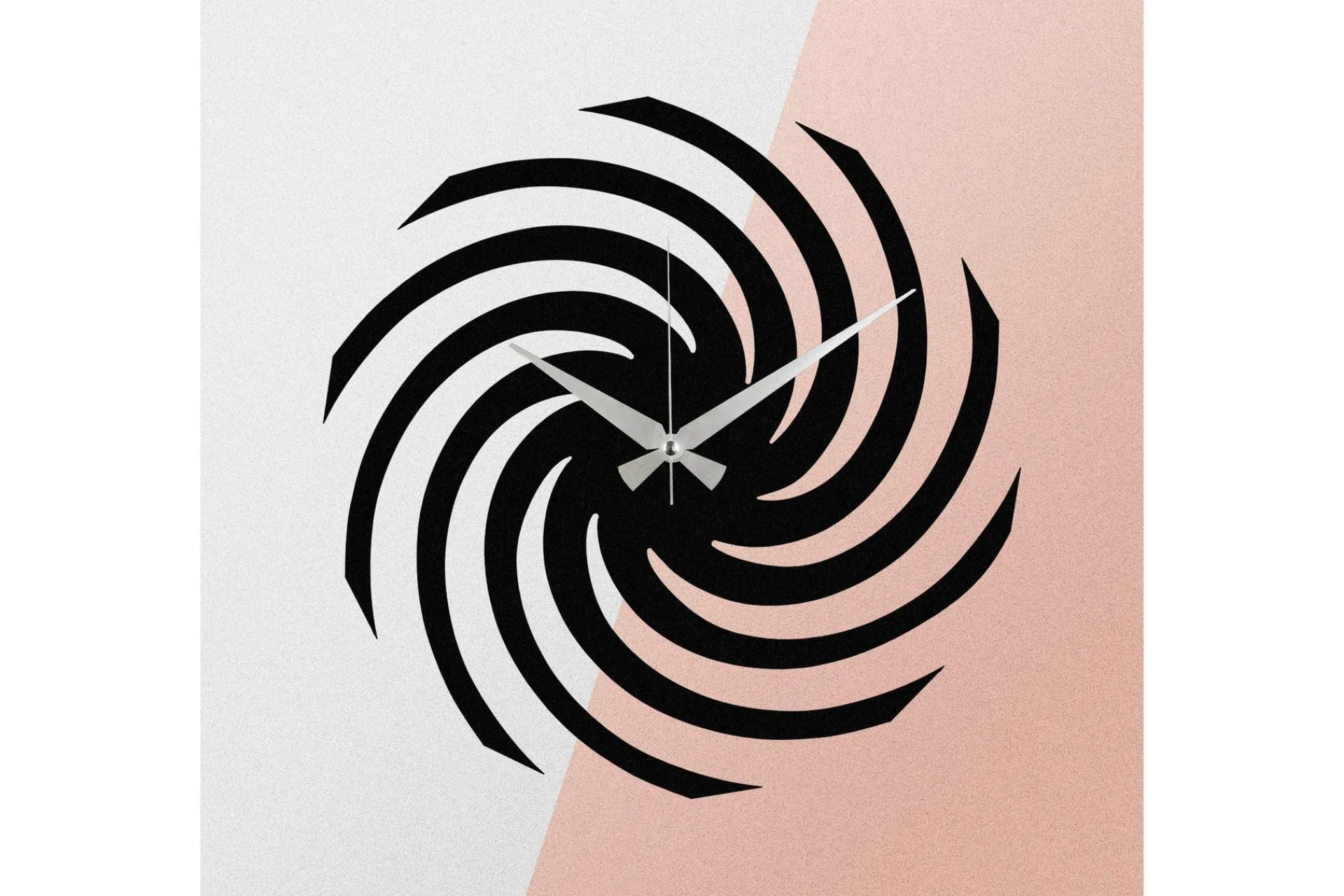Veggklokke-Enzoclock - S023 Svart