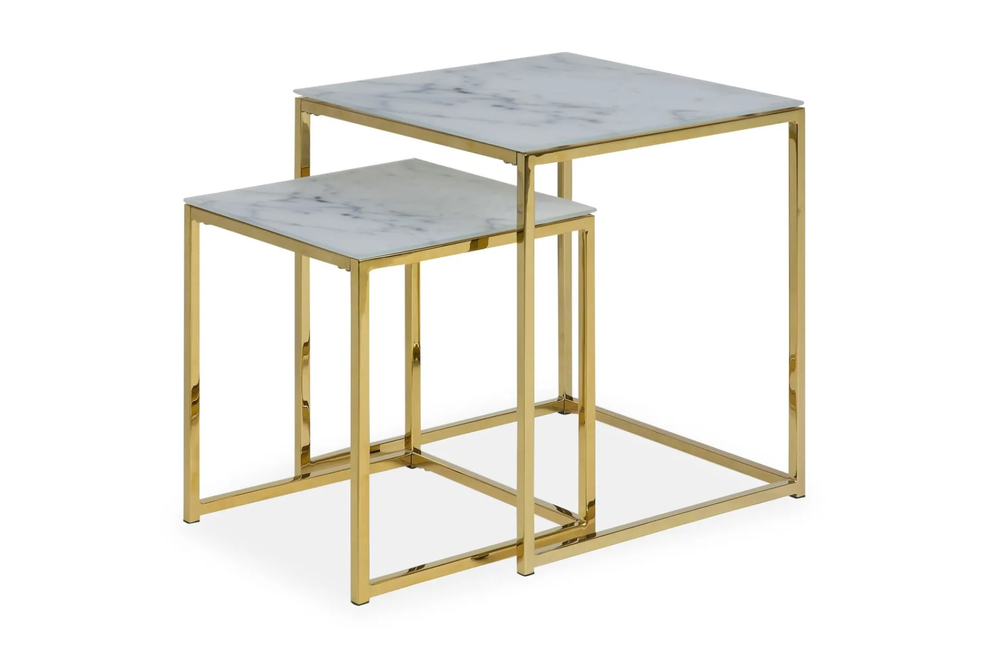 Concept 55 Epiffer Settbord 45 cm Marmormønster 2 Bord